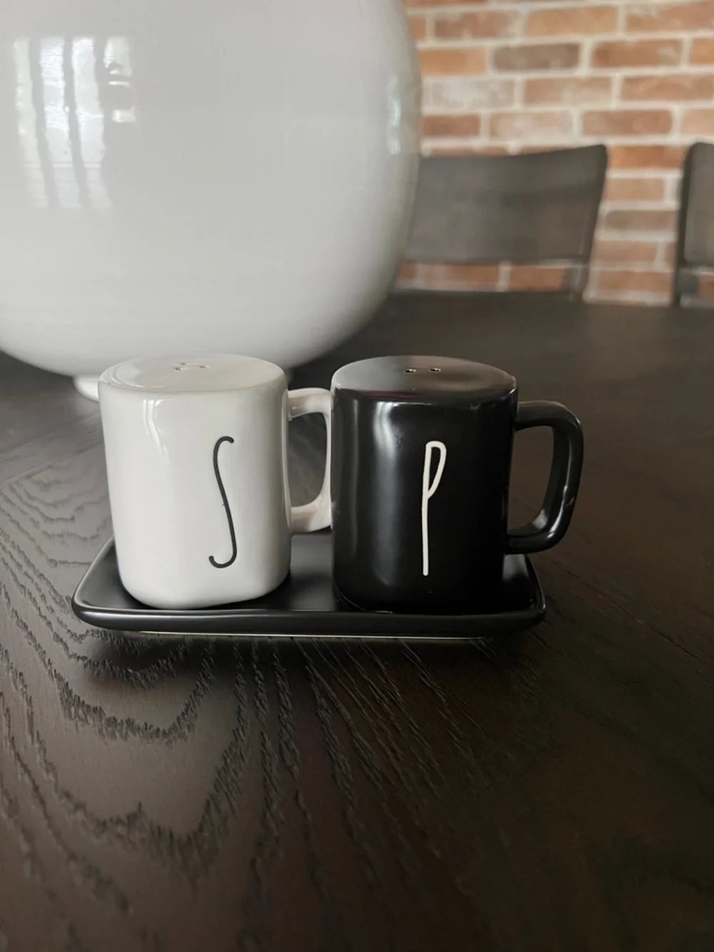 Rae Dunn Salt & Pepper Shakers.